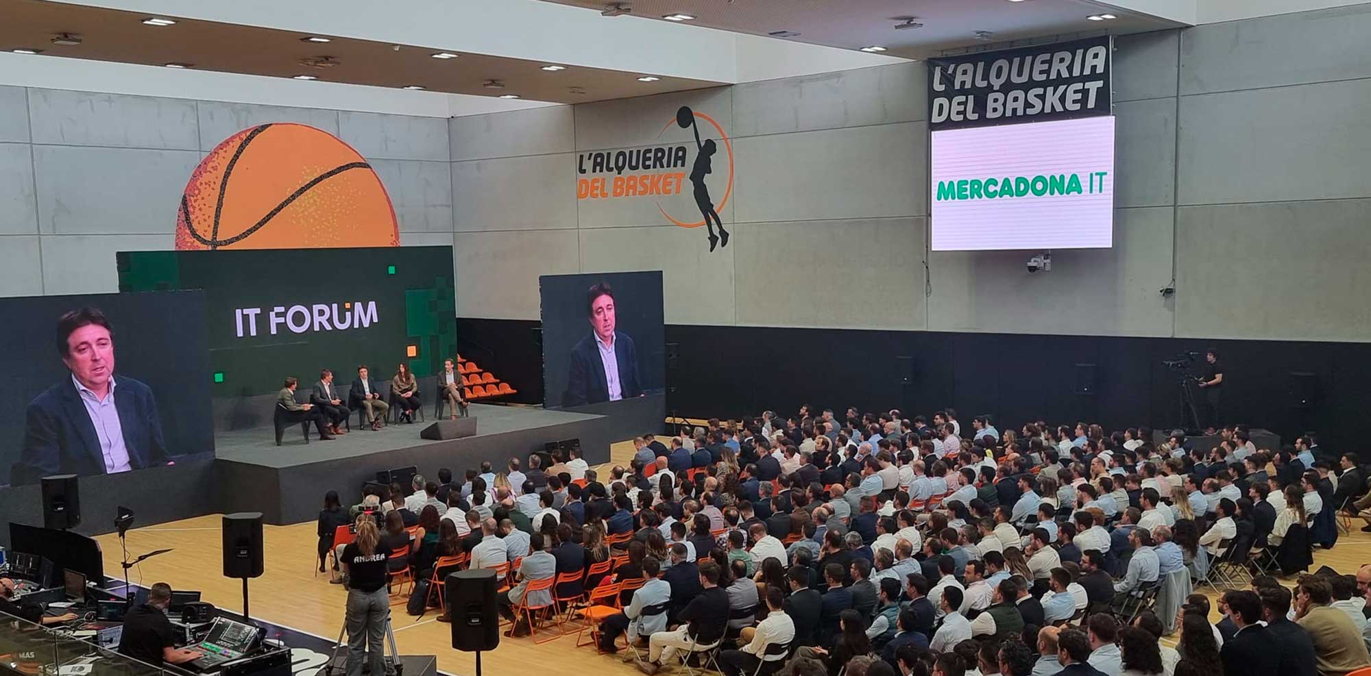 Evento Mercadona IT con Alquería Basket